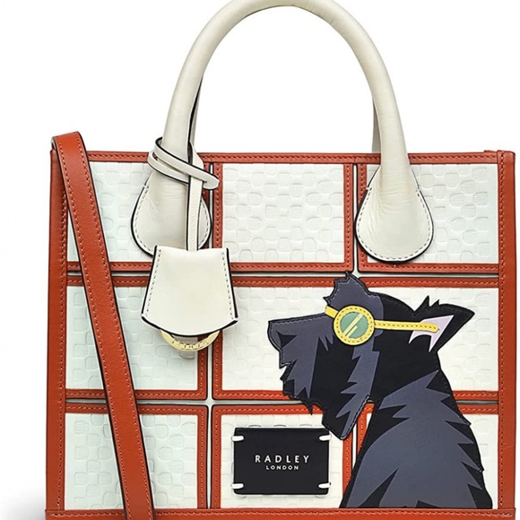 RADLEY LONDON Handbags - Radley London Purse Crossbody Grab Bag Scottie Dog Leather Handbag